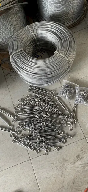 Cáp thép & tăng đơ inox